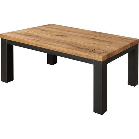 Couchtisch Wildeiche 110x70x45 natur geölt VILLANDERS 128 (1/3)