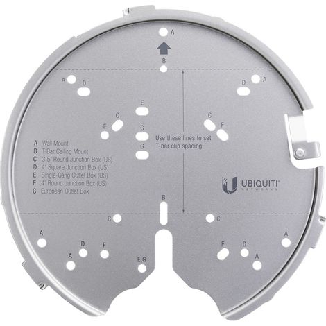 UBIQUITI Sistema di montaggio per UAP-AC, alluminio (U-Pro-MP) (1/5)