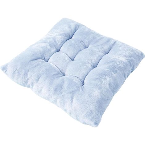 Coussins d'assise pour chaises Tapis De Sol Carré Peluche Épais 40 x 40 cm Coussin Siège Doux Pour Maison, Voiture, Bibliothèque, Café, École, Aire De Jeux, Festival Musique (1/5)