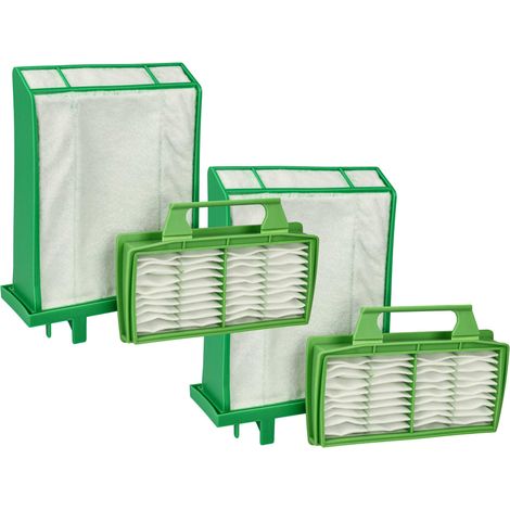 vhbw 4x Filtro reemplaza Sebo 6696ER para aspiradora - filtro protector higiénico, microfiltro