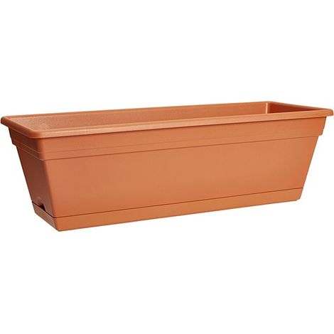 JARDINERA SUELO + BANDEJA VERDE - 60 CM