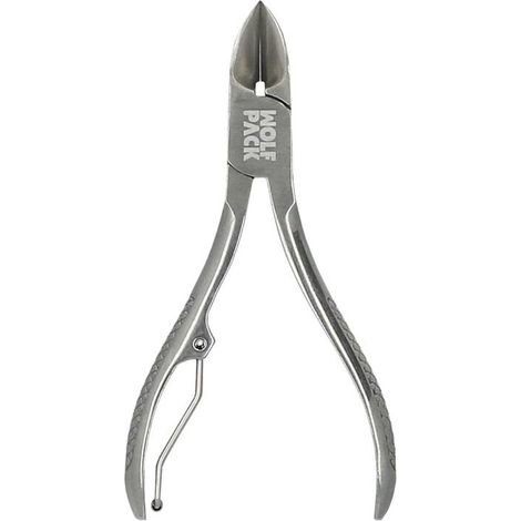 WOLFPACK LINEA PROFESIONAL pinza cortauñas 104 mm. , Pinza corta uñas- Medida: 104 mm. - Fabricada en acero inoxidable, aportando un corte limpio y uniforme, adema (1/5)