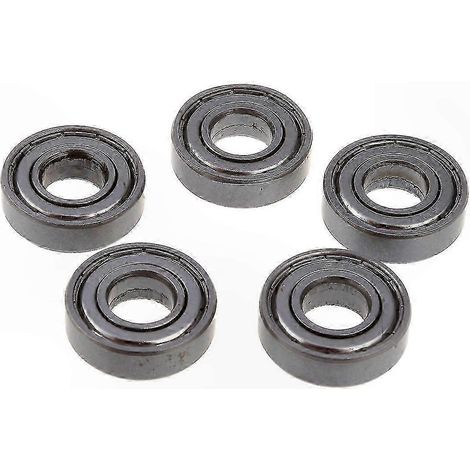 Lot de 5 roulements à billes 6001Z étanches, 12x28x8 mm, composants radiaux à rainure profonde pour axe moteur (1/5)