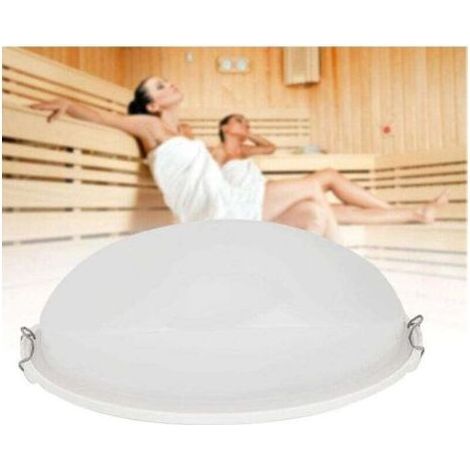 Sauna-Beleuchtung, Carivent Explosionsgeschützte Sauna-Lampe, Dampfraum-Nebellampe für Badezimmerlampen, Saunas (1 Stück) (1/5)