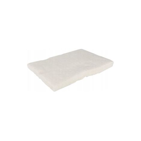 Lana in Fibra di Ceramica 30x20x2,5 cm Ricambio per Bruciatore Camino a Bioetanolo Bianco (1/4)