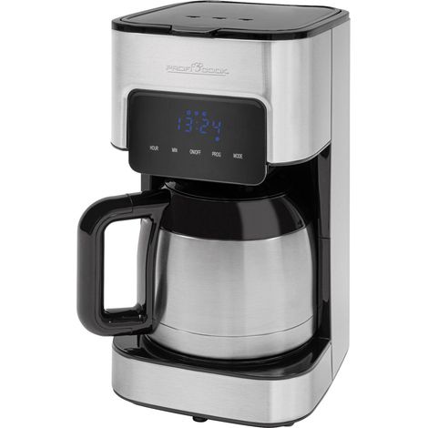 PROFI COOK Kaffeemaschine PC-KA 1191, 1,2 L, inox Sensor Touch (1/2)