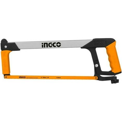 Seghetto a mano metallo 300 mm regolabile - Ingco HHF3008 (1/2)
