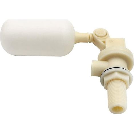 3 soupapes à flotteur, plastique blanc crème, raccord 1/2 pouce, pour abreuvoir automatique chevaux bovins chèvres moutons porcs chiens (1/4)