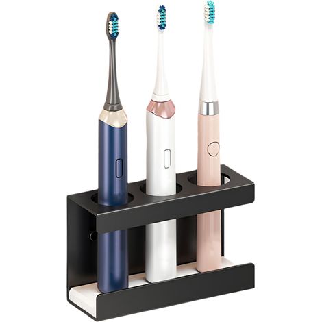 Support pour brosse à dents électrique sans perçage, base en boue de diatomées (1/5)