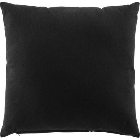 Coussin Déco "Twily" 45x45cm Noir (1/4)