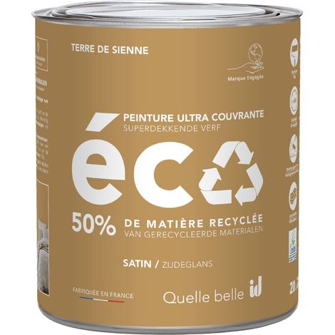 PEINTURE ECO SATIN TERRE DE SIENNE 2L - ID PARIS