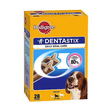 PEDIGREE DENTASTIX MULTIPACK PER CANI DI TAGLIA MEDIA 28 PEZZI