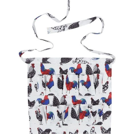 RASTKY Tablier de Collecte d'œufs à Poches Multiples, pour Poulet, Canard, Fournitures de Ferme, Bleu Sarcelle L (2 M) (1/5)