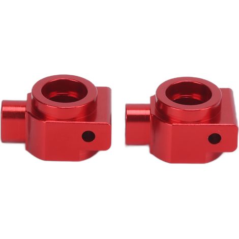 2 supports d'essieu arrière en alliage d'aluminium pour voiture RC WLToys 104001 1/10 (rouge) (1/5)