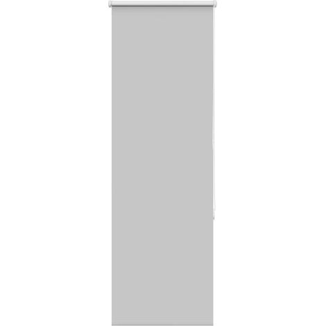 Verdunkelungsrollo Hellgrau 40x150cm Stoffbreite 35,7cm