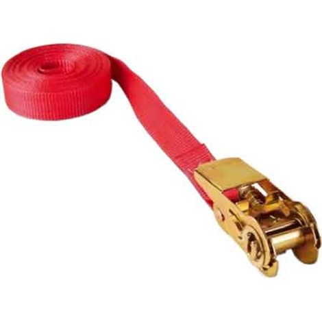 SANGLE D'ARRIMAGE AVEC MINI CLIQUET 25 mm x 4 m