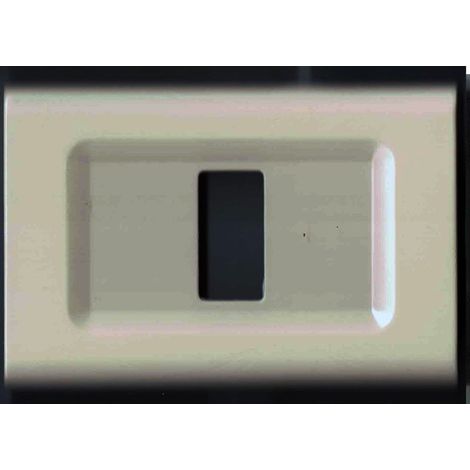 Placchette Placche In Abs Serie Magic Elite Bticino Compatibili Color Copriprese Blanc Mat