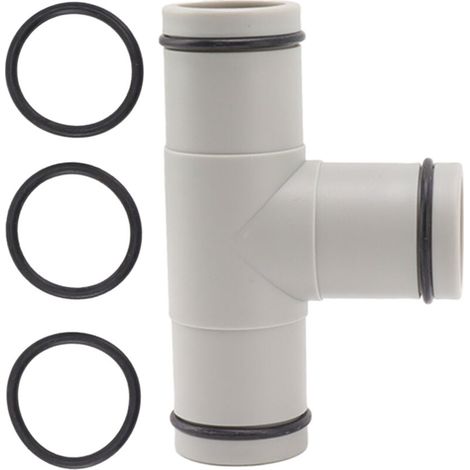 1.25 inch Hose T-Shaped Piston Valve Plastic Double Slot for Above Ground Pool MUMU (1/3)