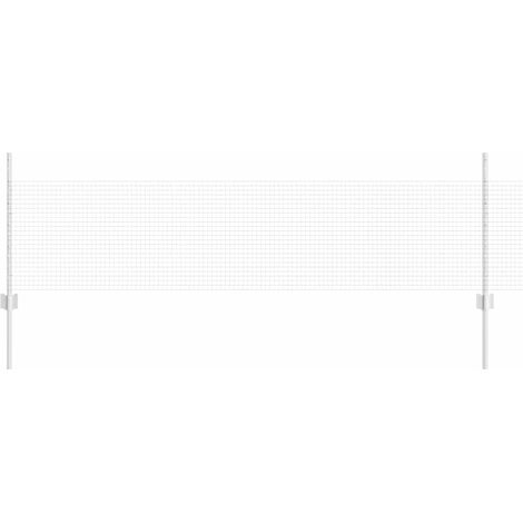 Maison Exclusive - Schweißdrahtzaun mit Pfosten 25 x 0,5 m (B x H