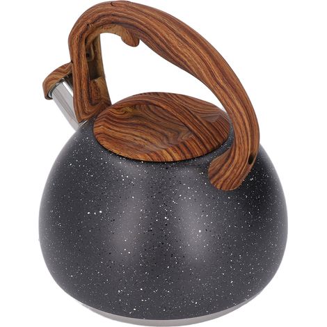 Bouilloire à sifflet 3L en acier inox, grande capacité et chauffe rapide, poignée ergonomique pour la maison (1/5)