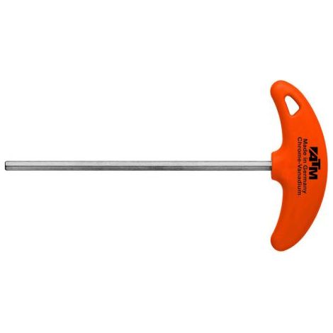 ATM LLAVES & VASOS A3020 LLAVE MANGO EN T SW.2 X 100 MM HEXÁGONO (mm) 2.5 (1/2)