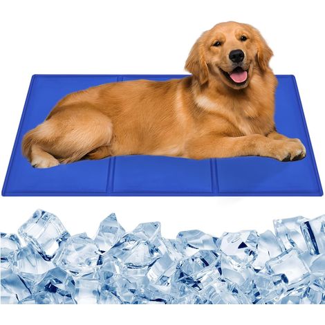 Alfombrilla refrescante para perros de 90 x 50 cm, alfombrilla refrescante autoenfriable para perros, alfombrilla refrescante de gel no tóxico para mascotas (perros y gatos). (1/5)