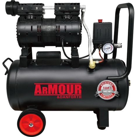 compressore aria silenziato armour&danforth 24 l 1 hp