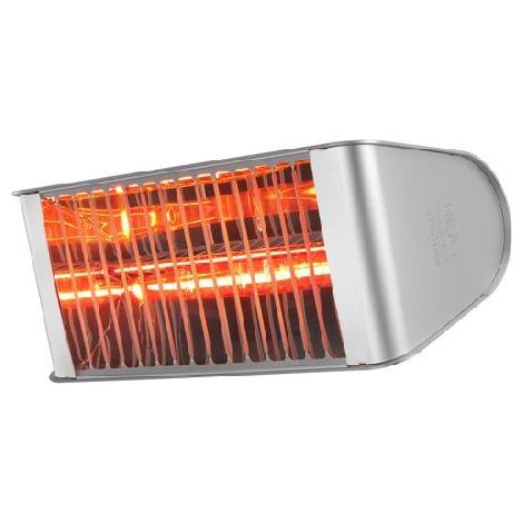 Heat Outdoors Shadow Fatboy Silver 2.4kW Mega Heat Patio Heater Non Remote 901606