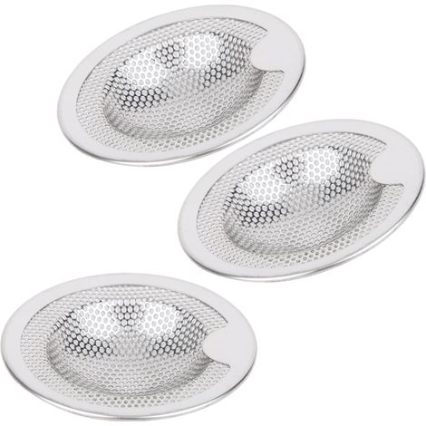 Acier inoxydable tamis pour évier anti-colmatage stoppeur de vidange panier filtrant attrape-déchets accessoire cuisine M (1/5)