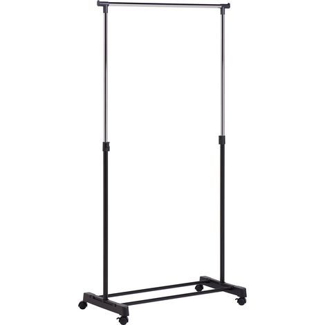 Honey-Can-Do GAR-01122 Stand Appendiabiti, Metallo, Cromato, 5.71x15.2x86.36 cm (1/4)