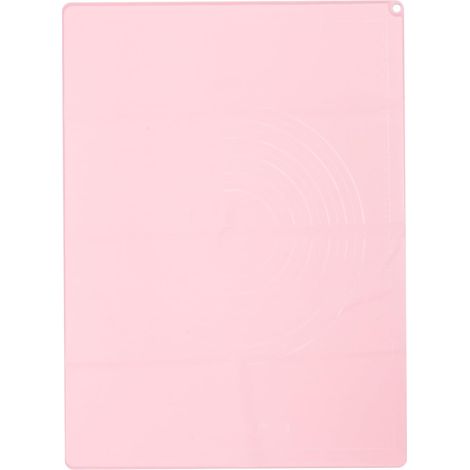 BESPORTBLE Tapis de Pétrissage en Silicone 60x80 Cm Antidérapant Rose, Tapis à Pâte Multifonction pour Pâtisserie Maison Cuisine, Accessoire Pratique pour Étaler Pâte et Cuisson'-'-