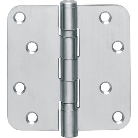 INTERSTEEL Kugellagertürscharnier VA rd 102x102mm DIN L/R ma ausziehb.Stift - 35462550