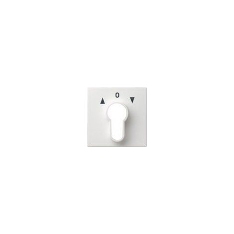 Cubierta de interruptor Gira 066403 blanco brillante 8,2x9 cm
