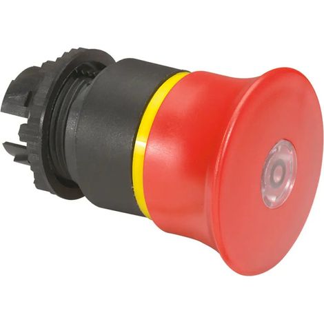 AUXILIAIRE DE COMMANDE ET DE SIGNALISATION TETE POUSS TIRER 40 ROUGE EN LUM LEGRAND 024082