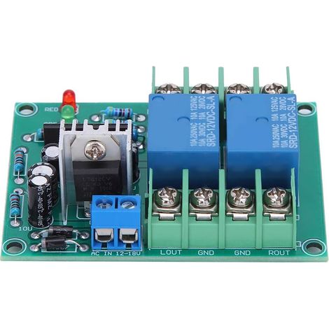 Circuit imprimé de Protection des Haut-parleurs, Double Canal, composant de Retard de Mise sous Tension, 10 A AC 12-18 V (1/5)