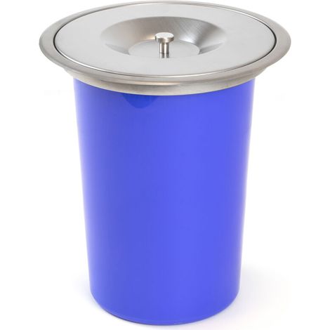 Carmdering 8199265Poubelle de recyclage intégrée au comptoir 1individu 7Cloisons coulissantes, en acier inoxydable et en plastique (1/5)