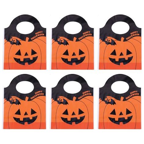 Boîte en papier pour bonbons d'Halloween, motif citrouille orange, emballage cadeau, 50 pièces
