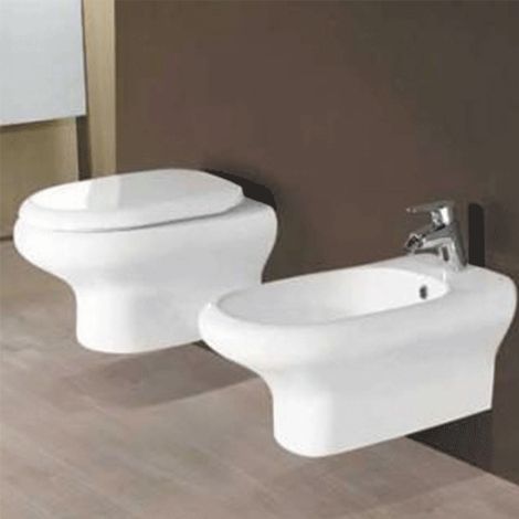 Sanitari sospesi Compact Rak Ceramics: WC, Bidet, Copriwater Bianco (1/3)