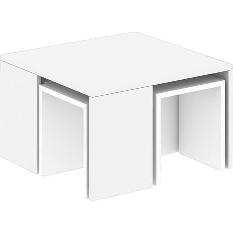 Ensemble table basse et 3 tables d'appoint gigognes ROSKILDE