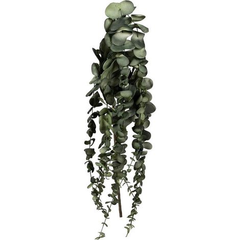 Branchage Artificiel Eucalyptus en Polyéthylène Vert Naturel 70cm