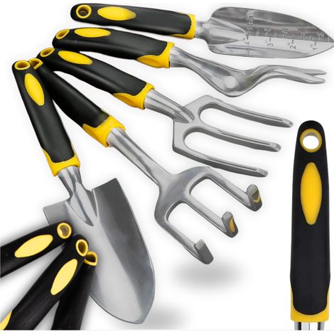 Ensemble d'outils de jardin : pelle, râteau, griffes, Fête des Pères, GoGarden (1/5)