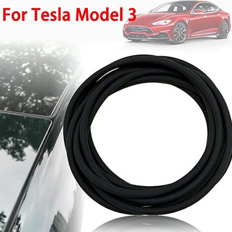 Kit Réduction Bruit Vent Toiture En Silicone Pour Tesla Model 3 - Installation Facile Sans Outil - Résistant Aux Intempéries - Lot De 1 (1/5)