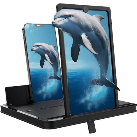 Le loupe d'écran pour téléphone utilise une technologie optique pour réduire la fatigue oculaire, ce qui la rend idéale pour regarder des films, lire et jouer à des jeux, tout en réduisant la fatigue (1/5)