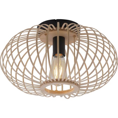 Lampe fil de bois Racoon Ø40cm - 11410-79