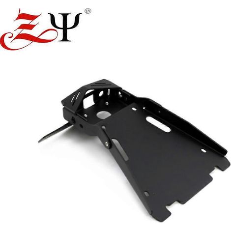 Support de plaque d'immatriculation et de feu arrière modifié pour moto BMW Latte R NineT/Climber - Noir (1/5)