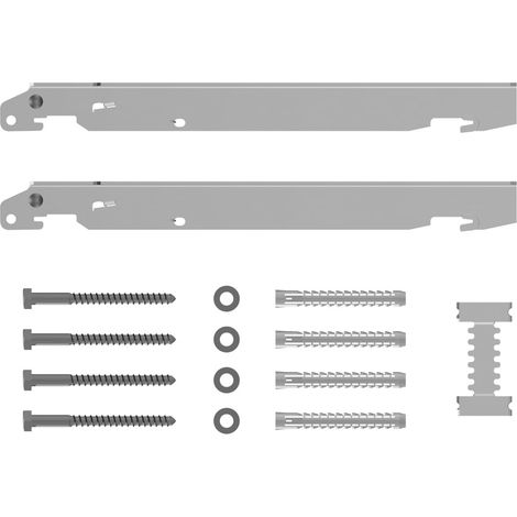 Kermi Schnellmontage-Konsolen-Set Typ 11-33 BH 750 mm, WA 30 mm, weiß, ZB02620006