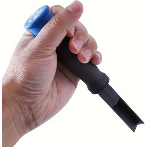 Ciseau à angle droit CR-V 90°, outil de menuiserie, outil pour la pose de cadres de porte - 12 × 12 mm (1/5)