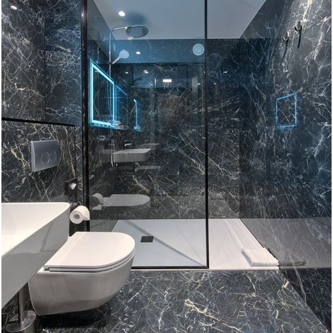 Carrelage Effet Marbre MARBLE CALEGARI Saint Laurent 60x60cm Mat Sol et Murs (1/5)