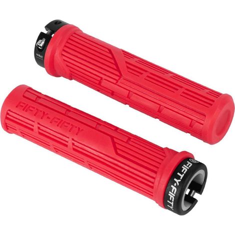 MTB Griffe Lock-On Rot, weich & bequem, rutschfest, für Mountainbikes (1/5)