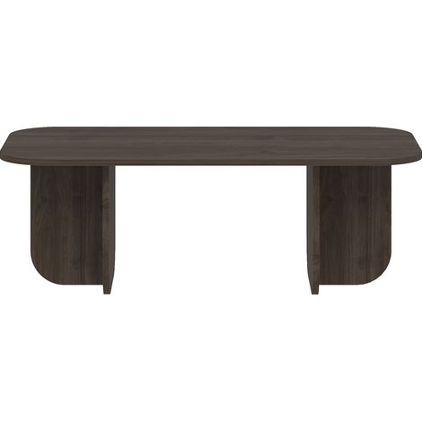 Couchtisch "Becaj" aus Holz – 120 x 60 x 41 cm – Walnuss